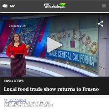 YourCentralValley.com - Local food trade show returns to Fresno